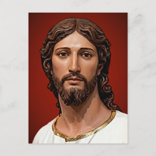 Christuskopf von Mark Edward Westerfield nach MB Postkarte