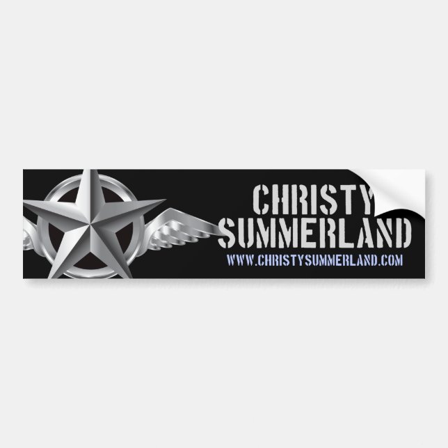 Christy Summerland Logo-Autoaufkleber Autoaufkleber (Vorne)