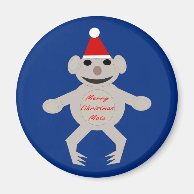 Chrisytmas Koala Bear Magnet (Vorne)