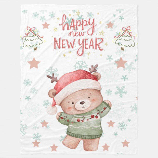 Chritmass blanket fleecedecke (Vorderseite)