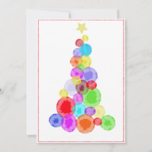 Chritsmas tree Holiday Card Feiertagskarte