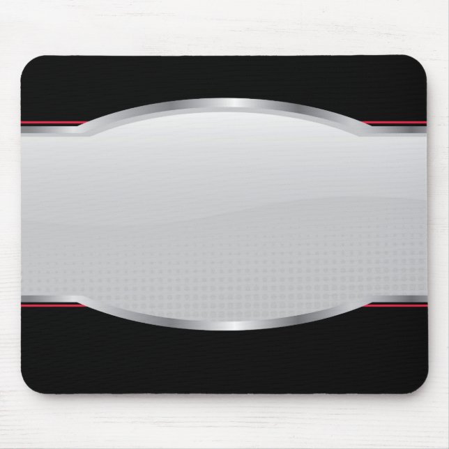 Chrom-abgeschrägter Plan Mousepad (Vorne)