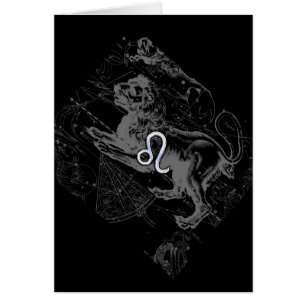 Chrom-Art-Löwe-Tierkreis-Karte Hevelius 1690