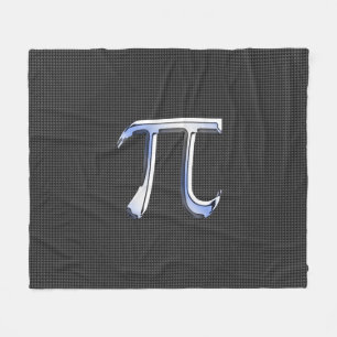 Chrom-Art-PU-Symbol auf Kohlenstoff-Faser-Druck Fleecedecke