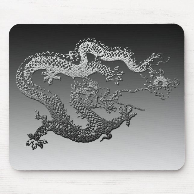 Chrom-Farben-Drache Mousepad (Vorne)