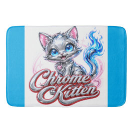 Chrom-Kätzchen-Badezimmer-Matte Badematte