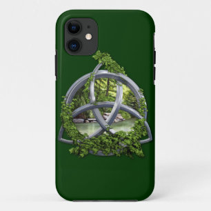 Chrom-keltischer Dreiheits-Knoten Case-Mate iPhone Hülle