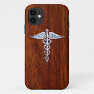 Chrom mag Caduceus-medizinischen Case-Mate iPhone Hülle