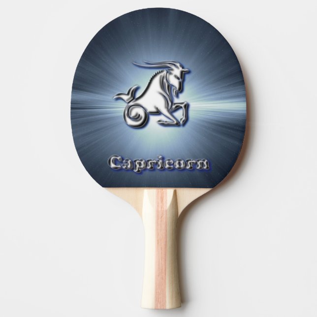 Chrom-Steinbock Tischtennis Schläger (Vorderseite)