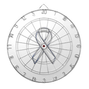Chrom umgeschnalltes Art-weißes Band-Bewusstsein Dartscheibe
