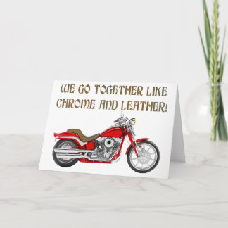 CHROM UND LEDER KARTE