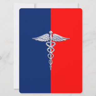 Chrom wie Caduceus Medical Symbol League