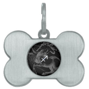 Chrom wie Sagittarius Zodiac Signage Hevelius Deco Tiermarke