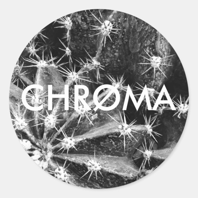 CHRØMA CACTUS STICKER (Vorderseite)