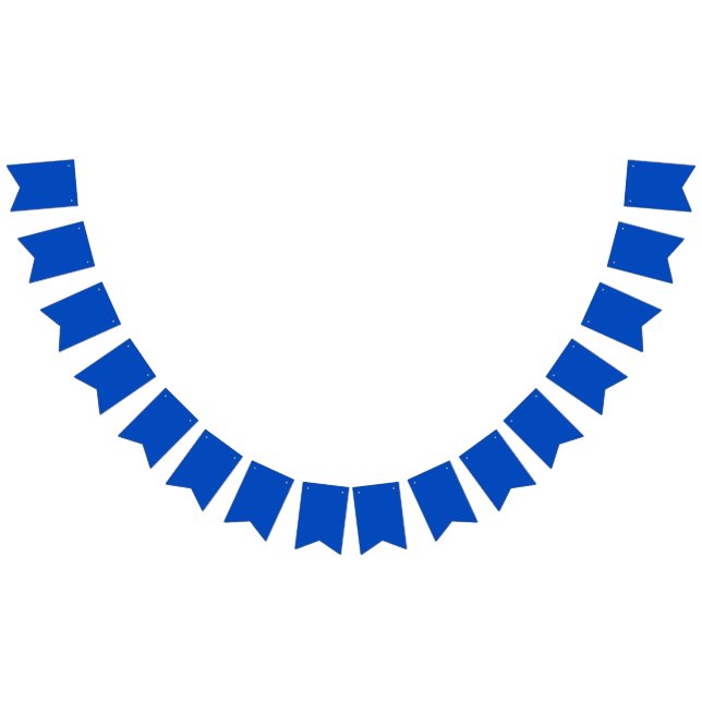 Chroma-Schlüsselfarbe Blau Wimpelkette (Alle)