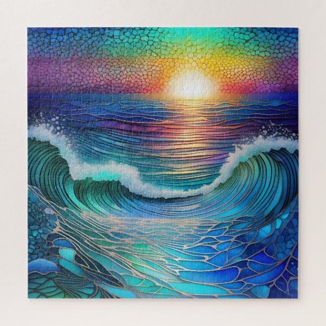 Chroma Sea Seascape Puzzle (Vertikal)