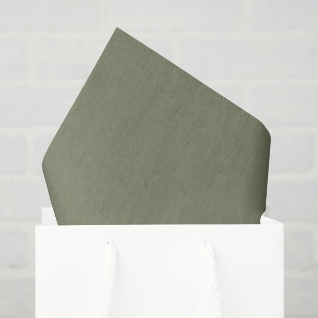 Chroma Textura - Salbeigrüne Tissuepapiere Seidenpapier (Geschenktüte)
