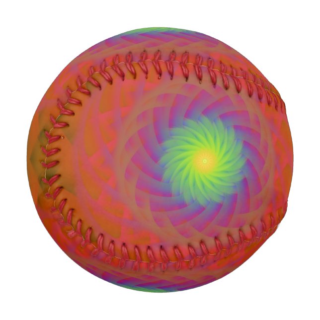 Chromabloom – Spiral of Light and Motion Baseball (Vorderseite Links)
