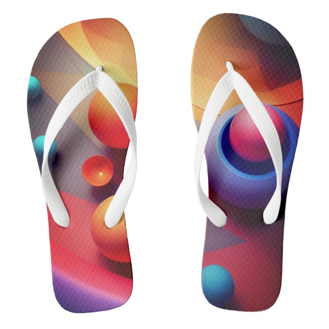 ChromaSteps: Die bunte Sanderfahrung Flip Flops (Fußbett)