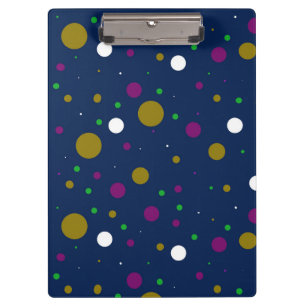 Chromatic Confetti Klemmbrett