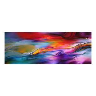 "Chromatic Currents" Zeitgenössische Abstrakte Fotodruck