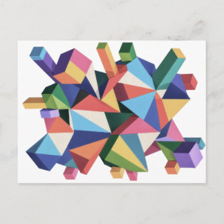 Chromatic Fragment Field Postkarte