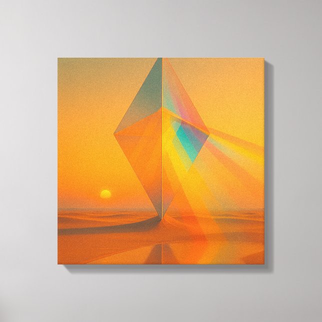 Chromatic Horizon Canvas Print Leinwanddruck (Vorderseite)