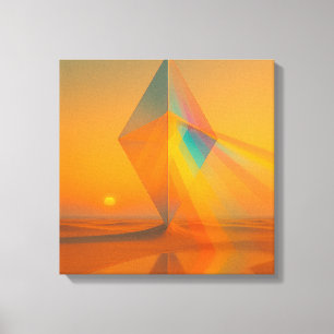 Chromatic Horizon Leinwanddruck