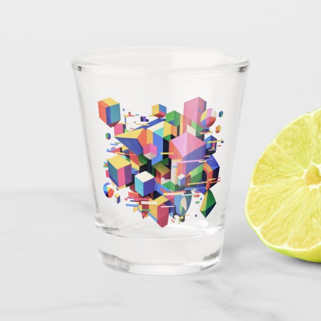 Chromatic Playground Schnapsglas (Vorderseite)