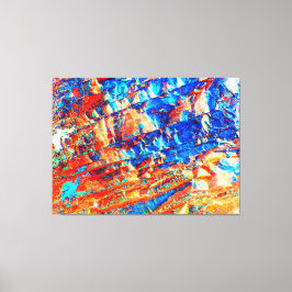 Chromatic Terrain Abstraction Leinwanddruck
