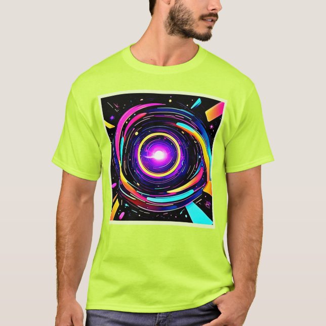 Chromatic Vortex Art T-Shirt (Vorderseite)