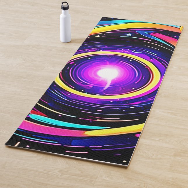 Chromatic Vortex Art Yogamatte (Beispiel)