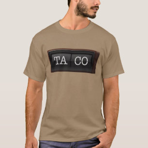 Chromatische Abweichungtaco-Uhr T-Shirt