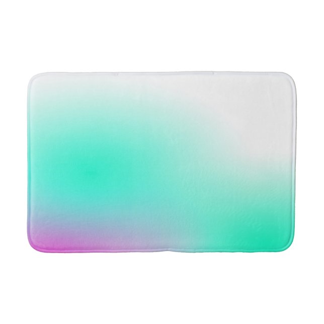 Chromatische Aurora Gradient Bath Mat Badematte (Vorderseite)