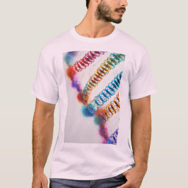 "Chromatische DNA: Monochrome männliche T-Shirt" T-Shirt