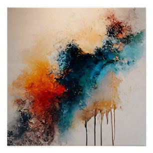 Chromatische Explosion Poster