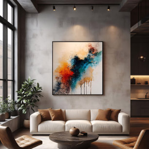 Chromatische Explosion Poster