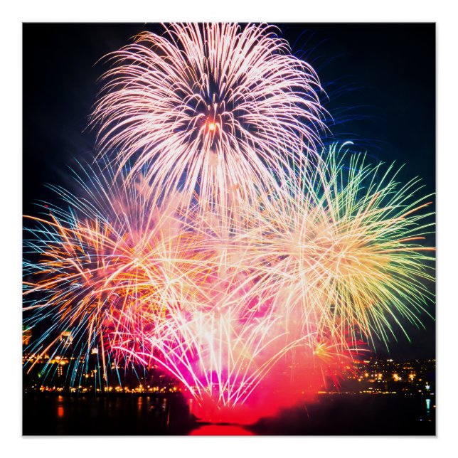 Chromatische Feuerwerke Poster (Vorderseite)