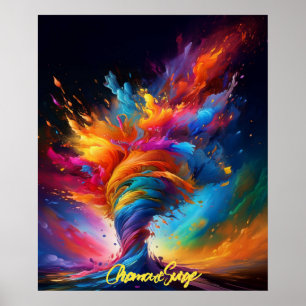 "Chromatische Schwankung" Poster