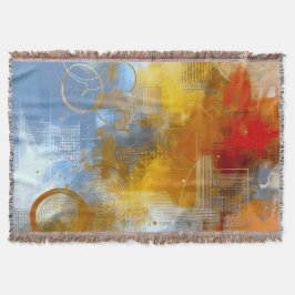 Chromatische Skyline: Puls der urbanen Abstraktion Decke