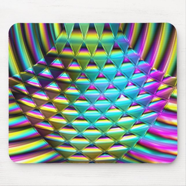 Chromatische Welle Art 1A Mousepad (Vorne)