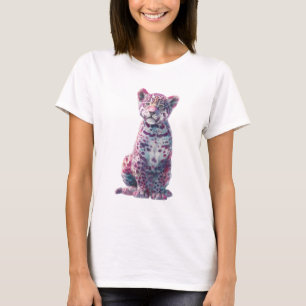 Chromatischer Jaguar-Welpen-Kunstprint T-Shirt