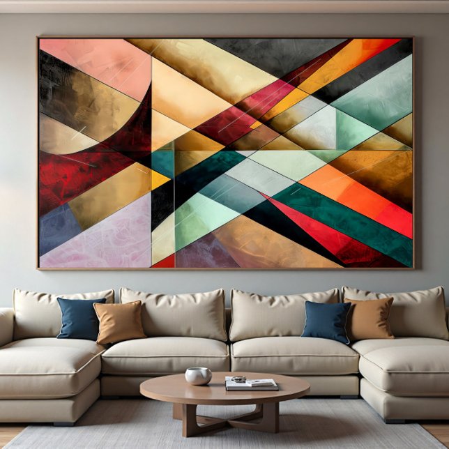 Chromatisches geometrisches Mosaik Poster (Von Creator hochgeladen)