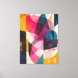 Chromatisches Ineinandergreifen Leinwanddruck