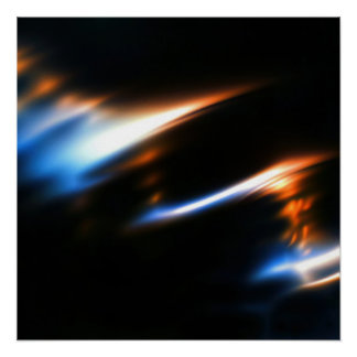 Chromatisches Licht auffällig strahlend Poster