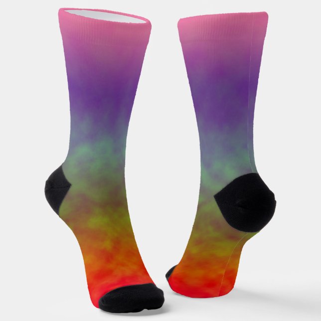 Chromatisches Nachwetter Socken (Gewinkelt)