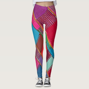 Chromatisches Quilt Leggings