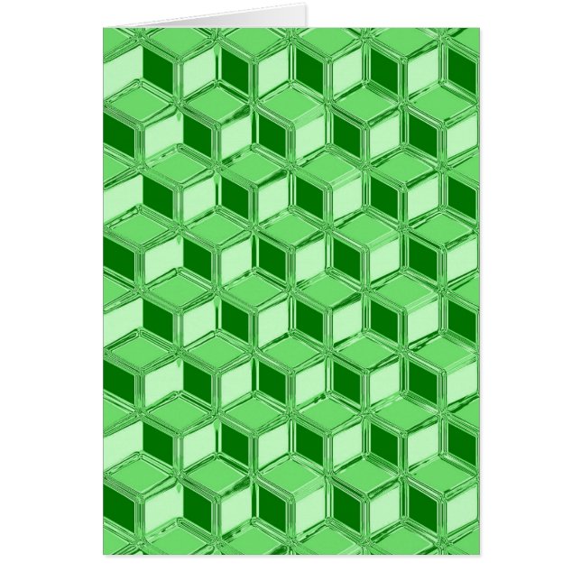 Chrome 3-d Boxen - Smaragdgrün (Vorne)