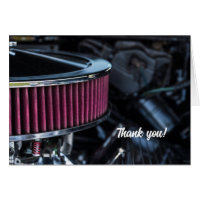 Chrome Air Intake Dankeschön Karte