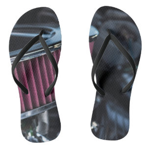 Chrome Air Intake Flip Flops